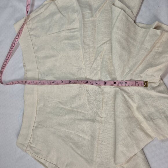 J.Crew Women's Shorts Size 14 Beige Linen Blend  (55) - Picture 11 of 11